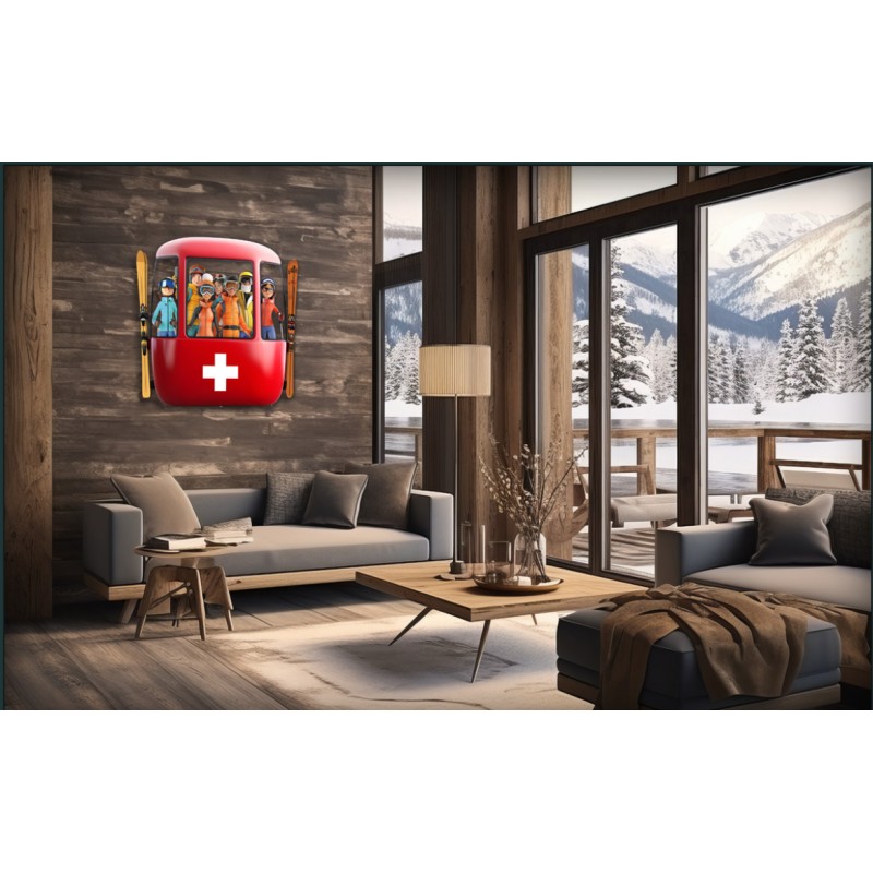 Sculture 3D Métal Cabine 2