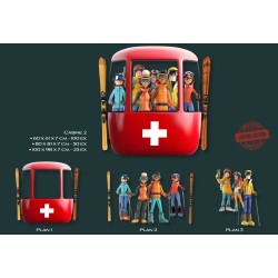 Sculture 3D Métal Cabine 2