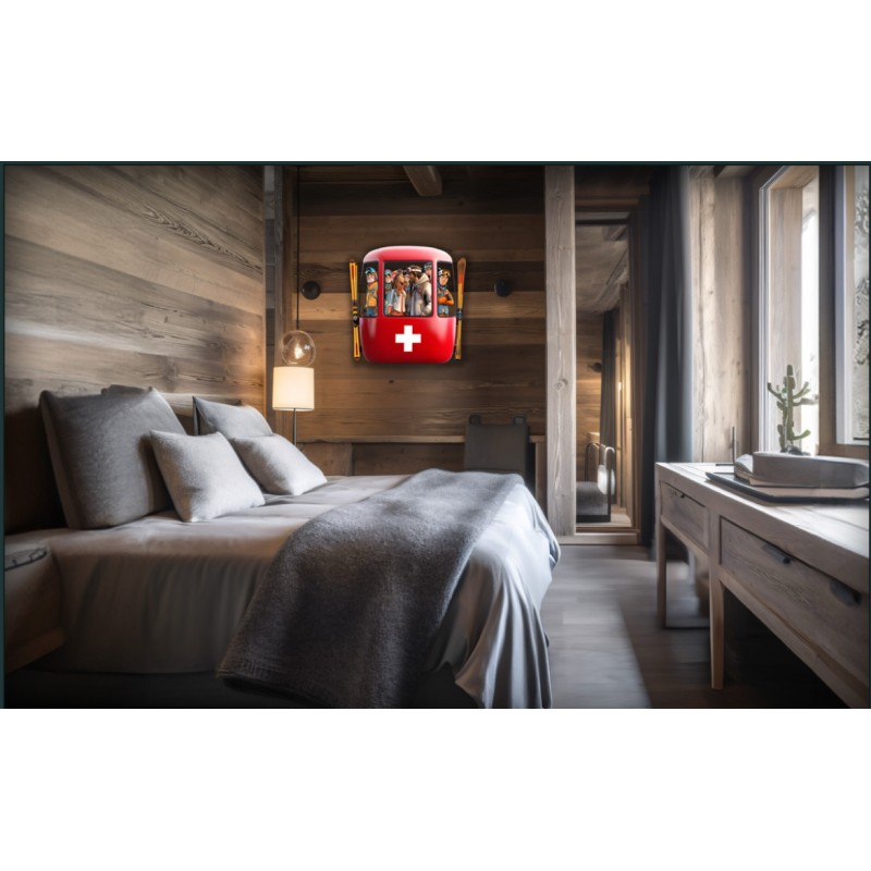 Sculture 3D Métal Cabine 3