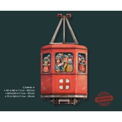 Sculture 3D Métal Cabine 4