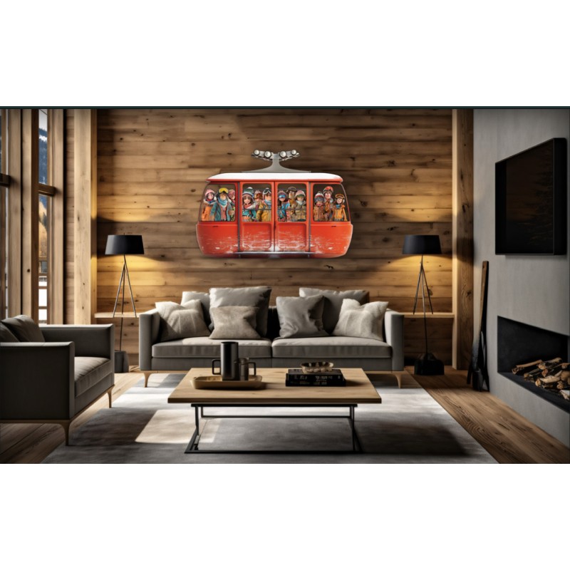 Sculture 3D Métal Cabine 5