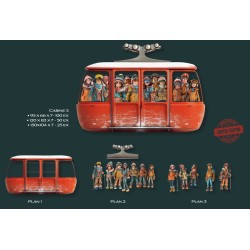 Sculture 3D Métal Cabine 5